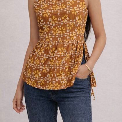 Honey Dusk Peplum Top