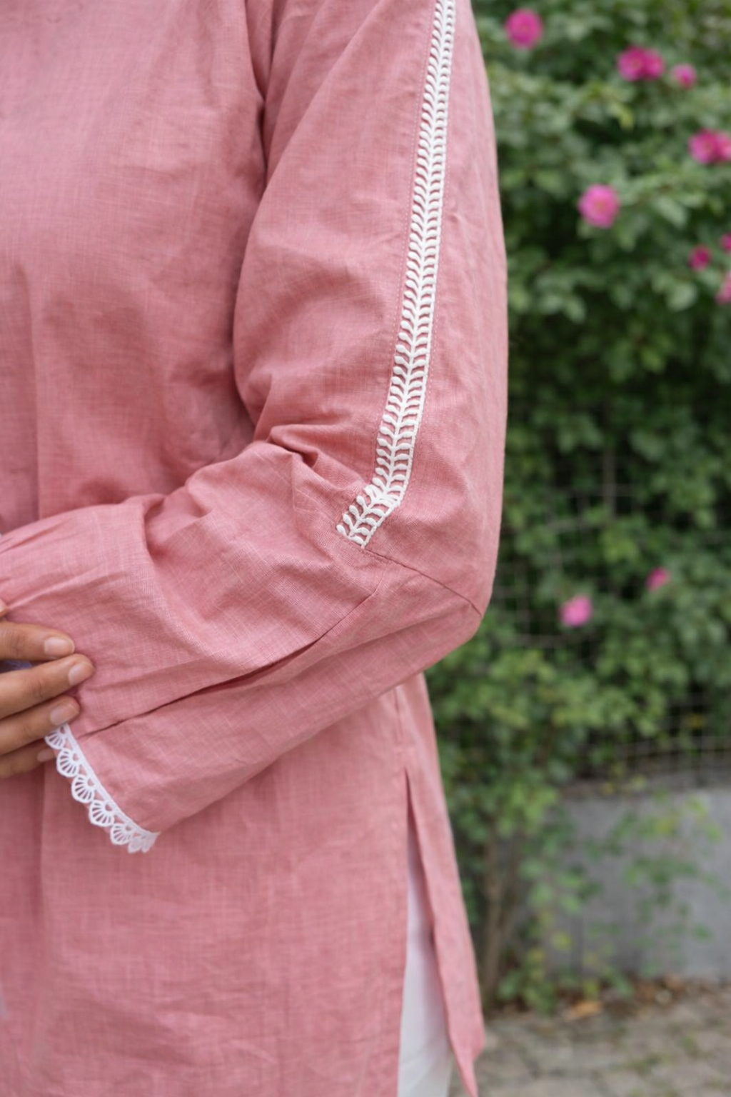 Blushy Pink Straight Fit Top - Image 3