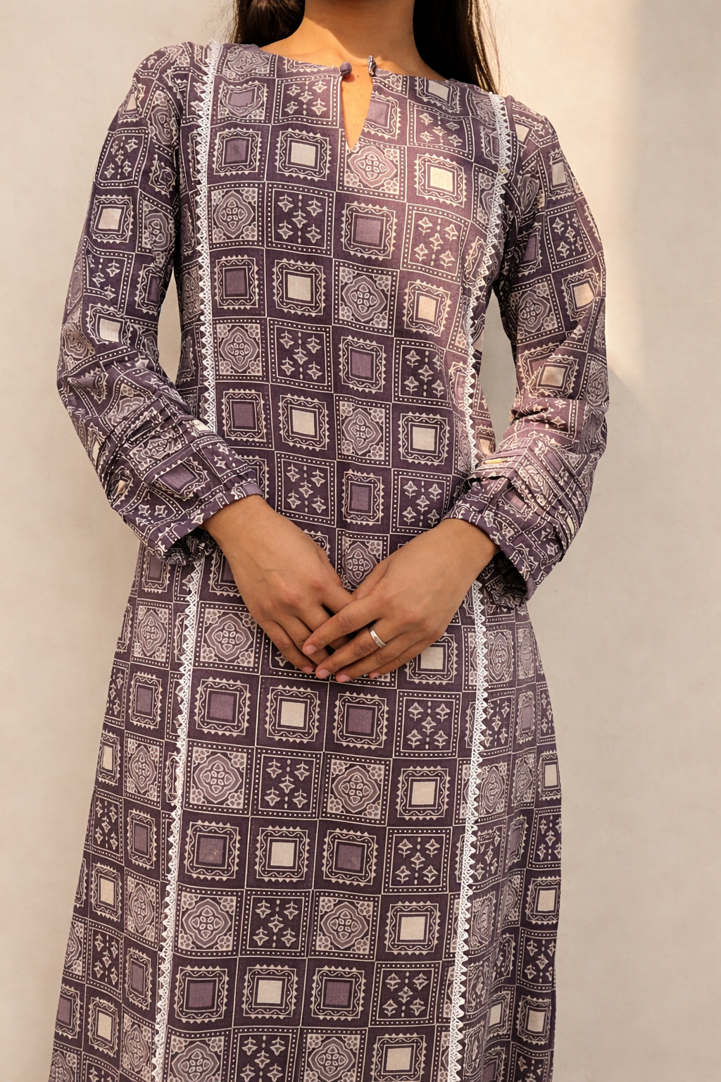 Berry Blush Cotton Kurta